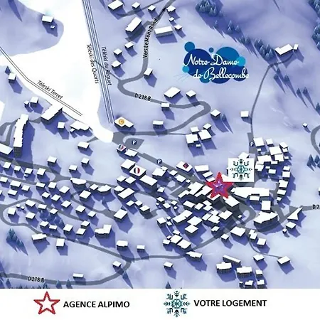 Ensoleille A Notre-dame-de-bellecombe, Proche Pistes, Balcon, Parking, Casier A Ski, 4 Pers. - Fr-1-595-28 Notre-Dame-de-Bellecombe